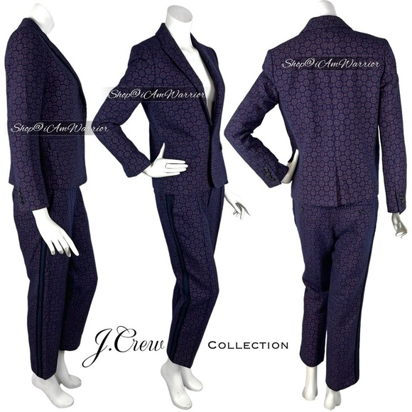 J.Crew Collection Schoolboy Blazer + Café Capri in Italian Wool Medallion Tweed - Picture 6 of 15